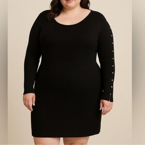 BY & BY  pearl sweater dress, junior's XXL